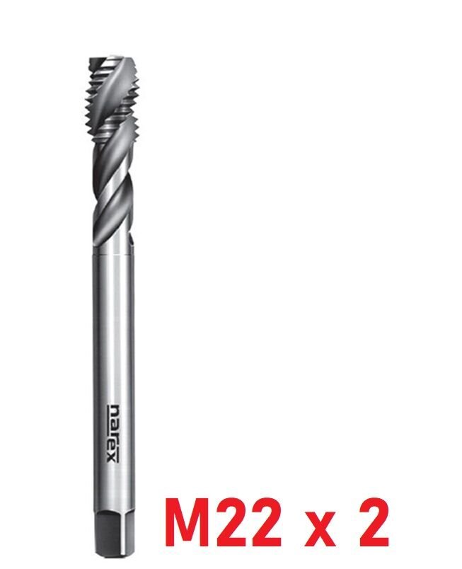M22 x 2 İnce Diş Helis Makine Kılavuzu DIN374/C HSS-E