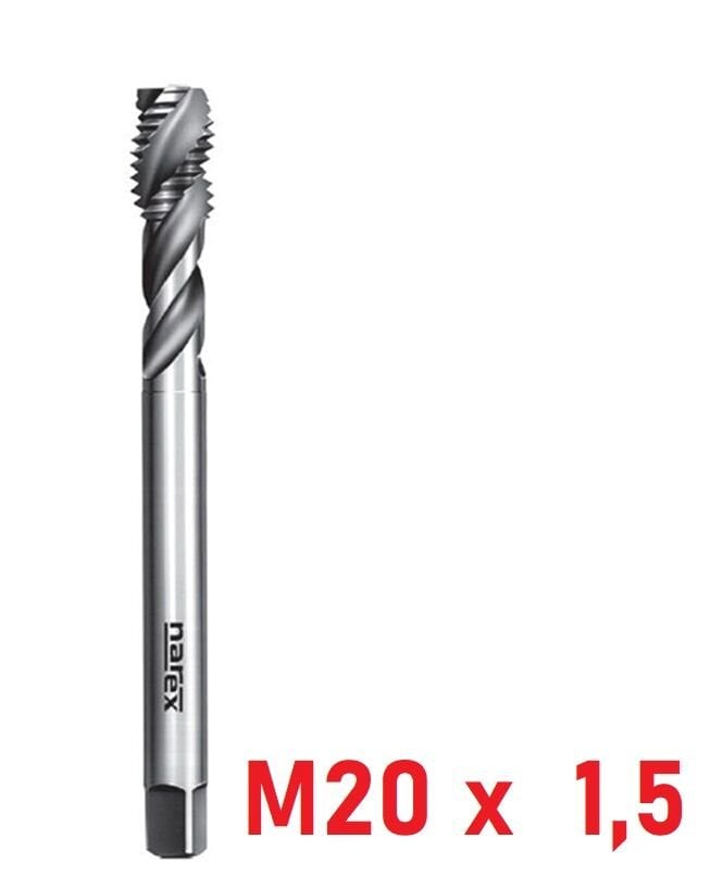 M20 x 1,5 İnce Diş Helis Makine Kılavuzu DIN374/C HSS-E