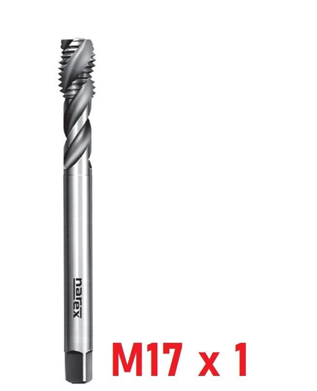 M17 x 1 İnce Diş Helis Makine Kılavuzu DIN374/C HSS-E