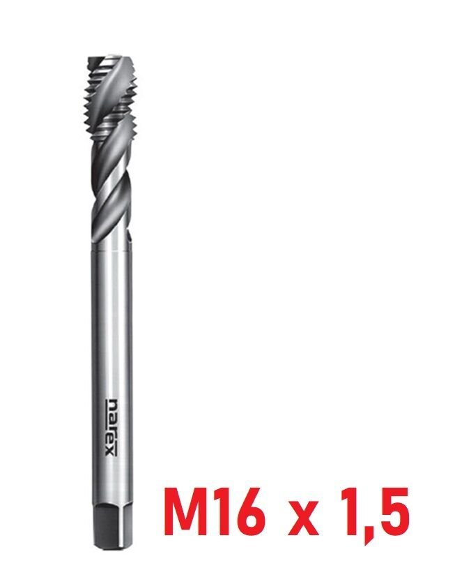 M16 x 1,5 İnce Diş Helis Makine Kılavuzu DIN374/C HSS-E