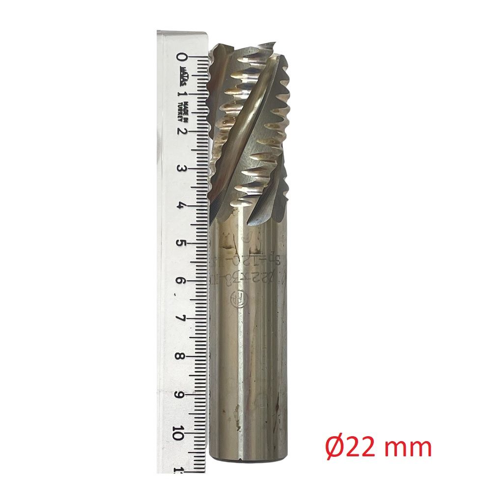 Ø22 mm Kabatalaş Parmak Freze DIN844 NR