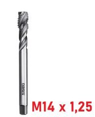 M14 x 1,25 İnce Diş Helis Makine Kılavuzu DIN374/C HSS-E