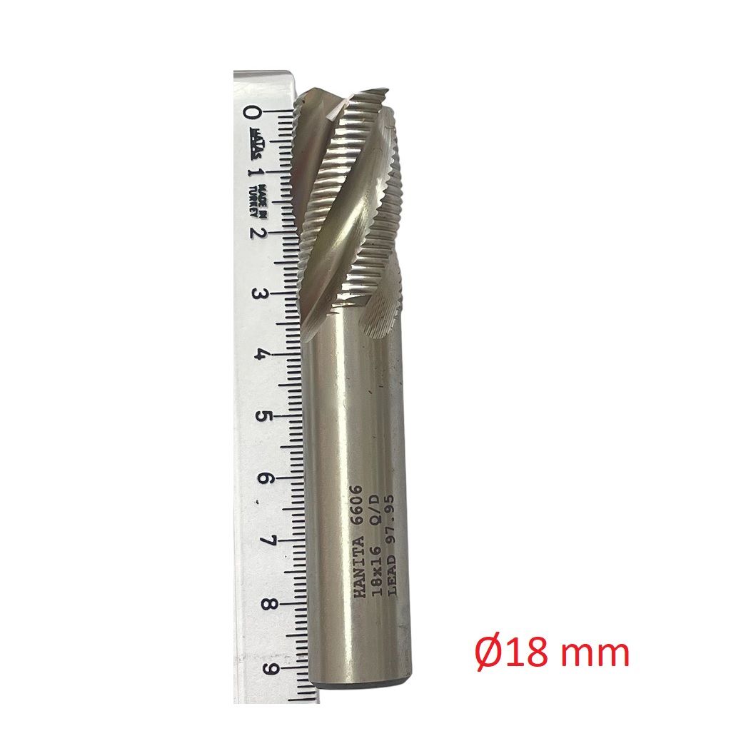 Ø18 mm Kabatalaş Parmak Freze DIN844 NR