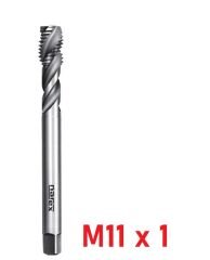 M11 x 1 İnce Diş Helis Makine Kılavuzu DIN374/C HSS-E