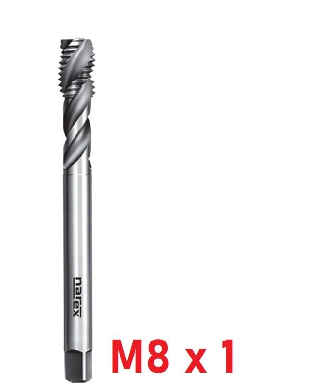 M8 x 1 İnce Diş Helis Makine Kılavuzu DIN374/C HSS-E