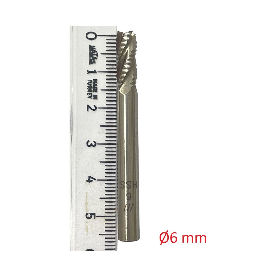 Ø6 mm Kabatalaş Parmak Freze DIN844 NR