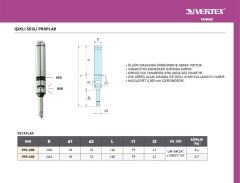 20 x 160 mm Işıklı Sesli Prob VERTEX