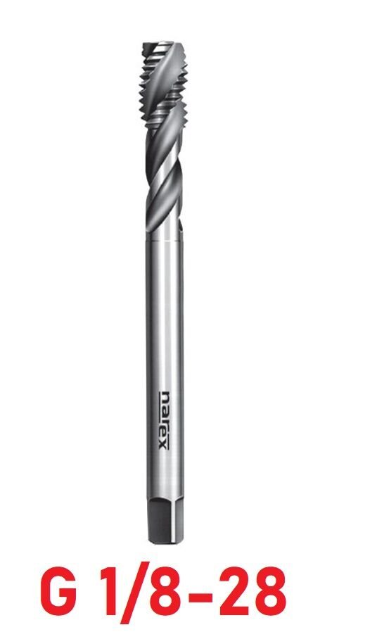 G 1/8-28 Gaz Diş Helis Makine Kılavuzu