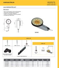 0.8mmx0.01 Salgı Komparatör Saati AS-501082