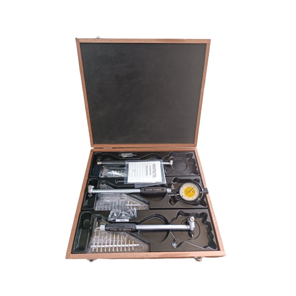 18-160 mm x 0,01 Mekanik Silindir Komparatör Seti