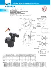 H12 Hidrolik Bağlama Elemanı