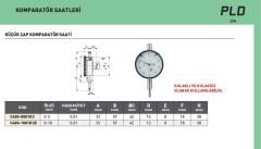 0-5mmx0.01 Ekonomik Tip Küçük Çap Kopmparatör Saati