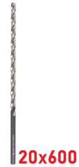 Ø20 x 600 mm Uzun Matkap Ucu DIN 1869 HSS