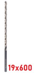 Ø19 x 600 mm Uzun Matkap Ucu DIN 1869 HSS