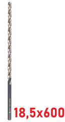 Ø18,5 x 600 mm Uzun Matkap Ucu DIN 1869 HSS