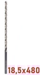 Ø18,5 x 480 mm Uzun Matkap Ucu DIN 1869 HSS