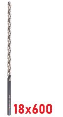 Ø18 x 600 mm Uzun Matkap Ucu DIN 1869 HSS