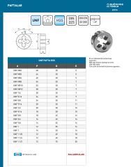 UNF Nr12-28 Pafta Lokması