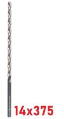 Ø14 x 375 mm Uzun Matkap Ucu DIN 1869 HSS