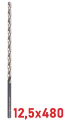 Ø12,5 x 480 mm Uzun Matkap Ucu DIN 1869 HSS