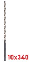 Ø10 x 340 mm Uzun Matkap Ucu DIN 1869 HSS