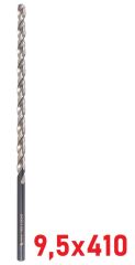 Ø9,5 x 410 mm Uzun Matkap Ucu DIN 1869 HSS