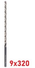 Ø9 x 320 mm Uzun Matkap Ucu DIN 1869 HSS