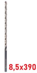 Ø8,5 x 390 mm Uzun Matkap Ucu DIN 1869 HSS