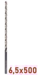 Ø6,5 x 500 mm Uzun Matkap Ucu DIN 1869 HSS