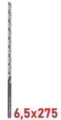 Ø6,5 x 275 mm Uzun Matkap Ucu DIN 1869 HSS