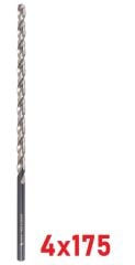Ø4 x 175 mm Uzun Matkap Ucu DIN 1869 HSS