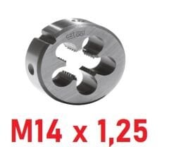 M14 x 1,25 Pafta Lokması