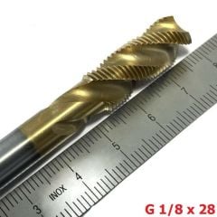 G 1/8 x 28 Helis Makine Kılavuzu