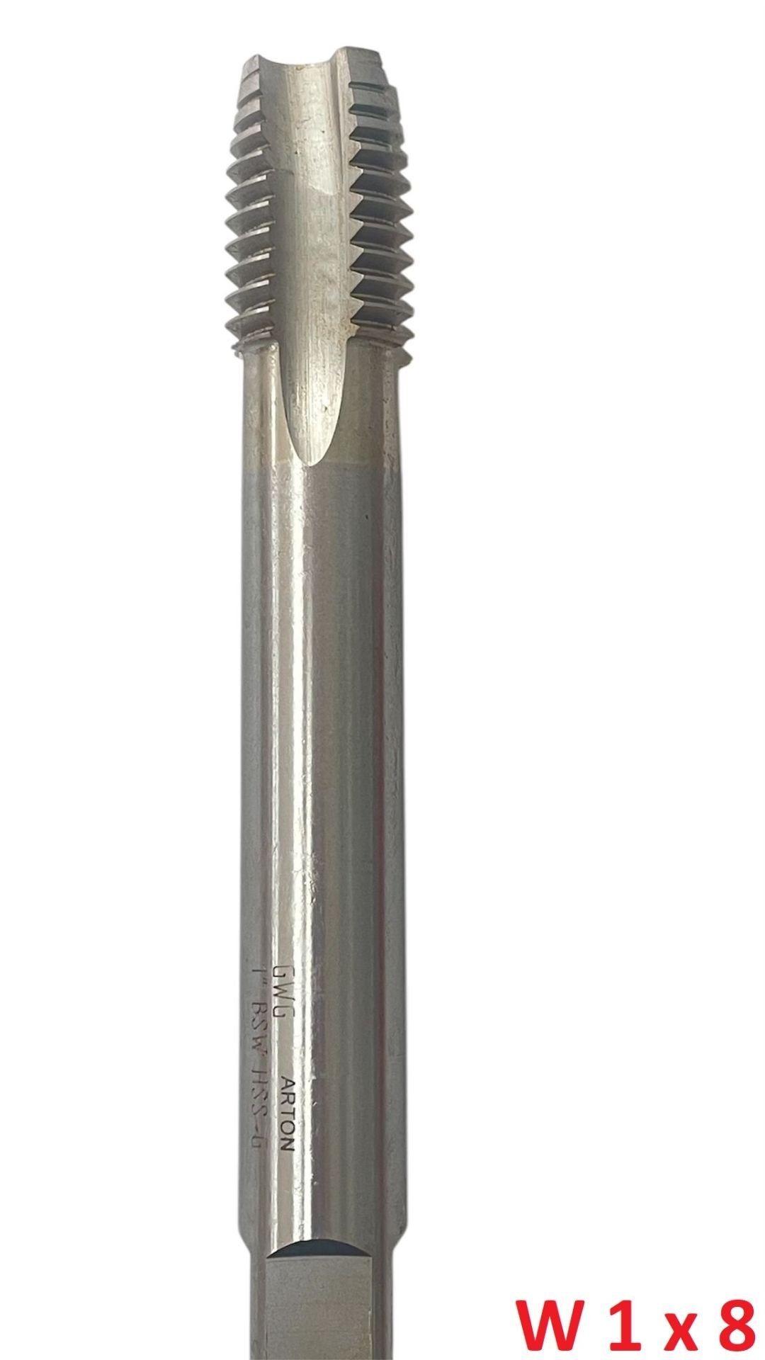 W 1'' x 8 Düz Makine Kılavuzu