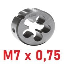M7 x 0,75 Pafta Lokması