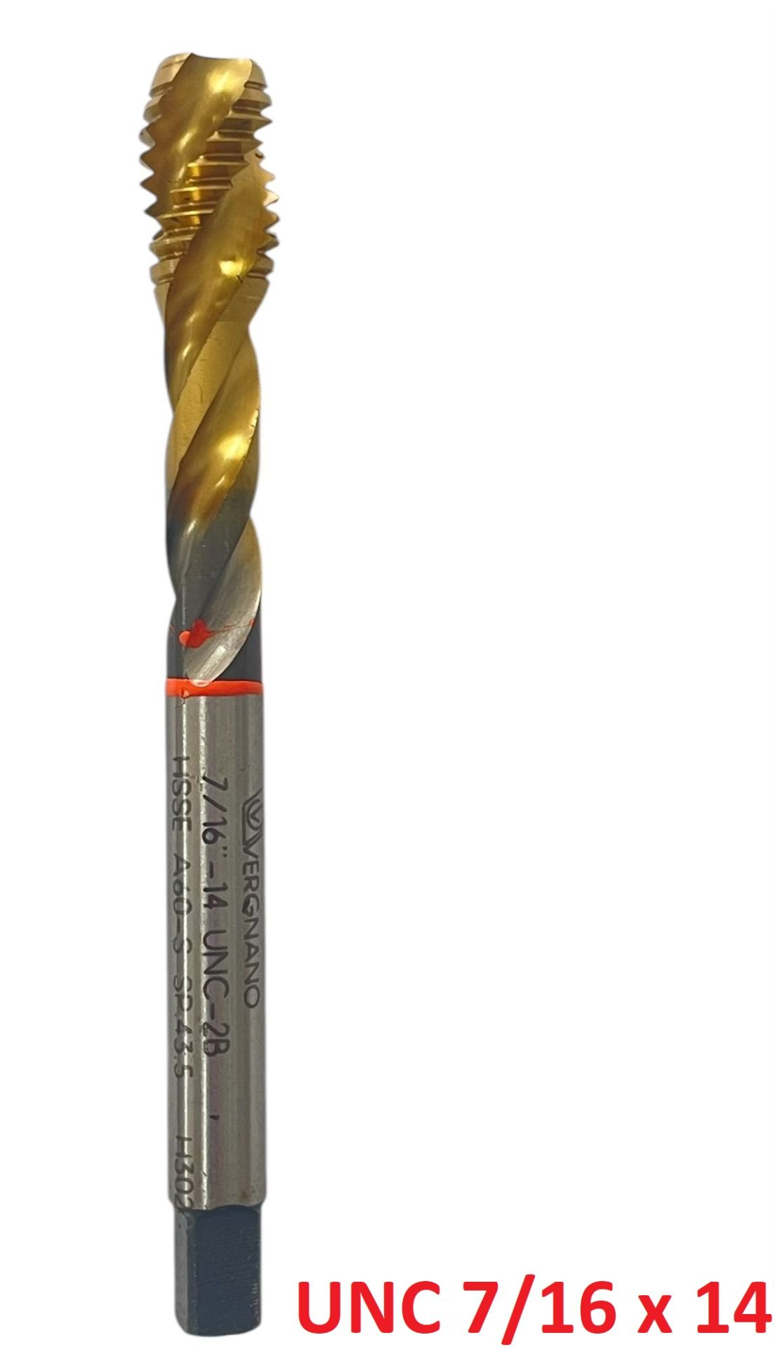 UNC 7/16 x 14 Helis Makine Kılavuzu Vergnano