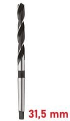 Ø31,5 mm DIN 345 Mors Konik Saplı Matkap Ucu