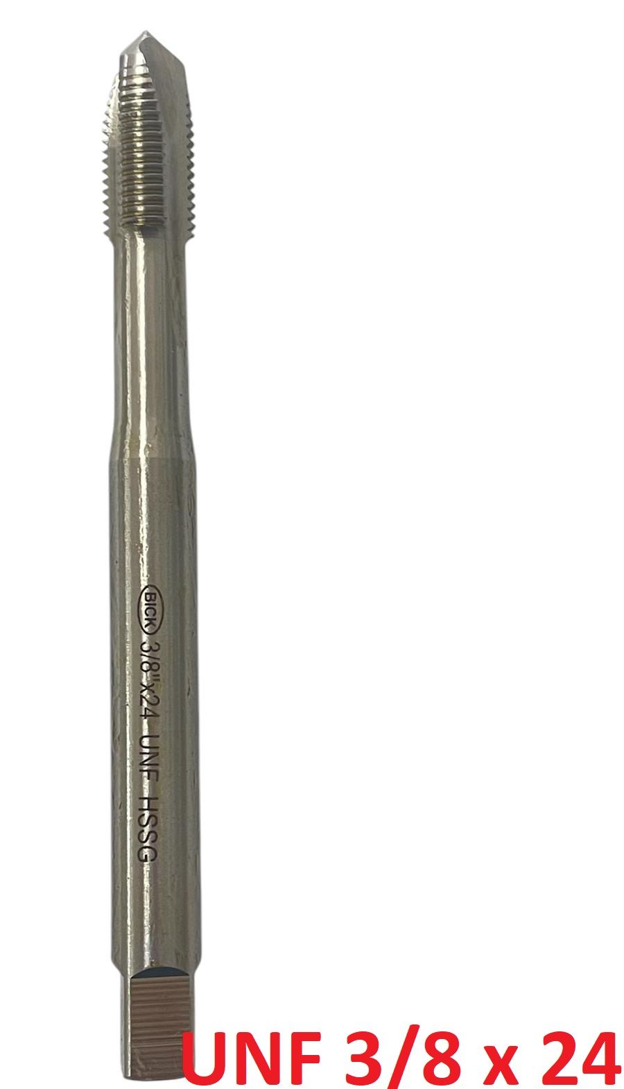 UNF 3/8 x 24 Düz Makine Kılavuzu