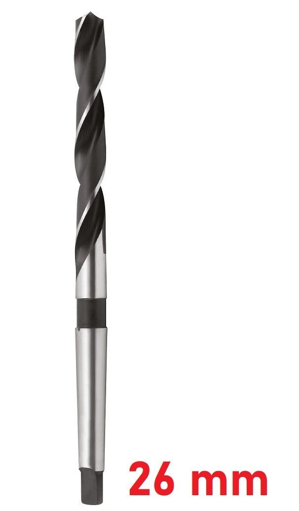 Ø26 mm DIN 345 Mors Konik Saplı Matkap Ucu