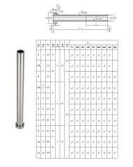 8 x 12 x 75 Boru İtici