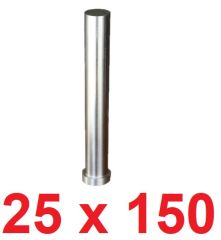 Ø25 x 150 mm Silindir Başlı Delme Zımbası