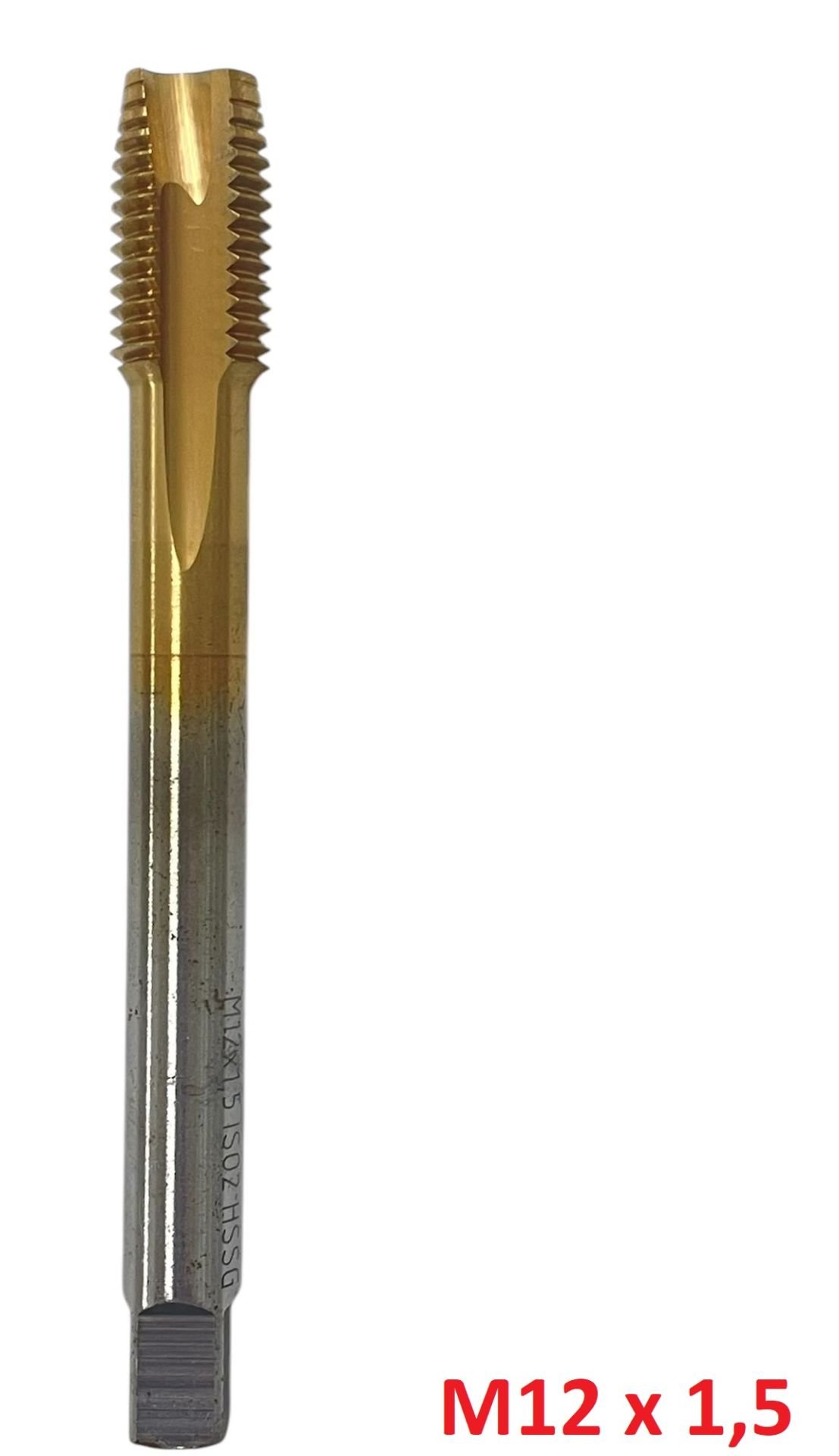 M12 x 1,5 Düz Makine Kılavuzu