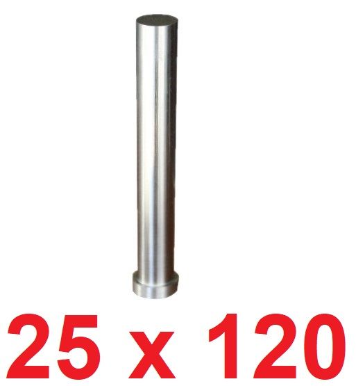 Ø25 x 120 mm Silindir Başlı Delme Zımbası
