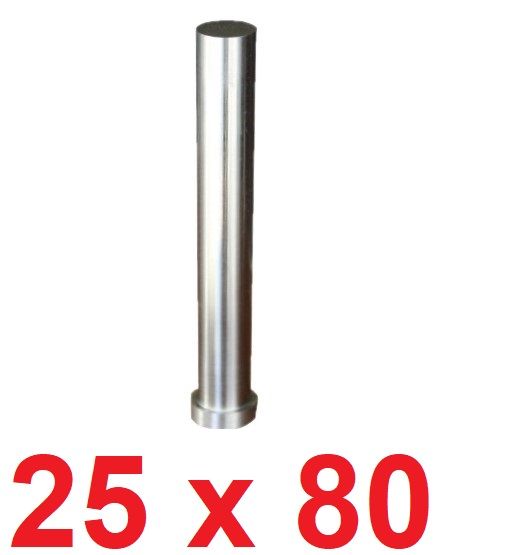 Ø25 x 80 mm Silindir Başlı Delme Zımbası