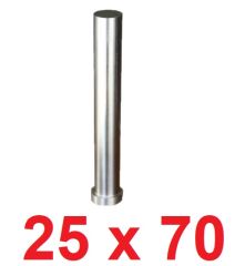 Ø25 x 70 mm Silindir Başlı Delme Zımbası