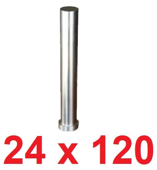 Ø24 x 120 mm Silindir Başlı Delme Zımbası