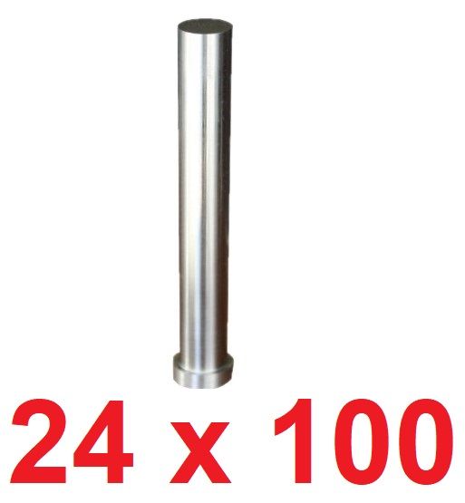 Ø24 x 100 mm Silindir Başlı Delme Zımbası