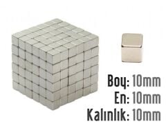 10 x 10 x 10 mm Küp Neodyum Mıknatıs
