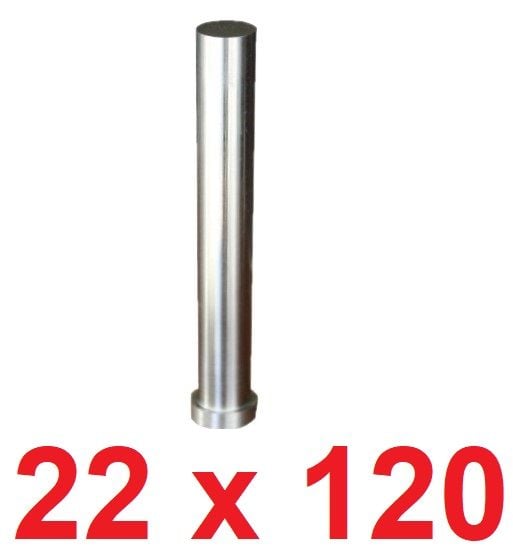 Ø22 x 120 mm Silindir Başlı Delme Zımbası