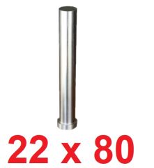 Ø22 x 80 mm Silindir Başlı Delme Zımbası